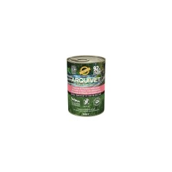 Arquivet Adult Salmón y Pavo con Guisantes Perro Latas 400 gr