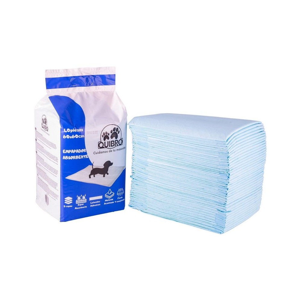 Empapadores Absorbentes 60x60 cm QuibroPets 40 unidades