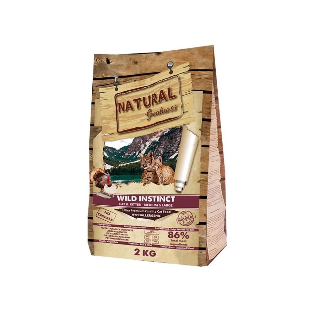Natural Greatness Receta Cat Wild Instinct Medium/Large