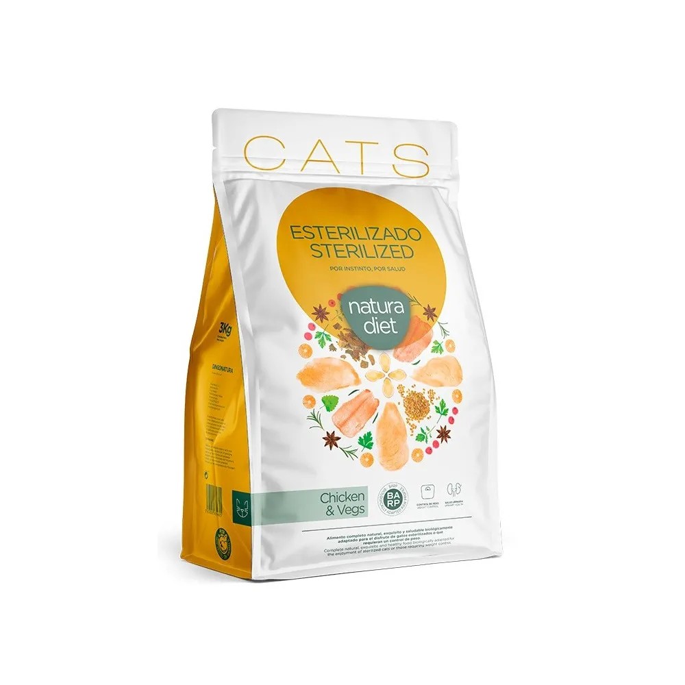 Natura Diet Sterilized Pollo para Gatos