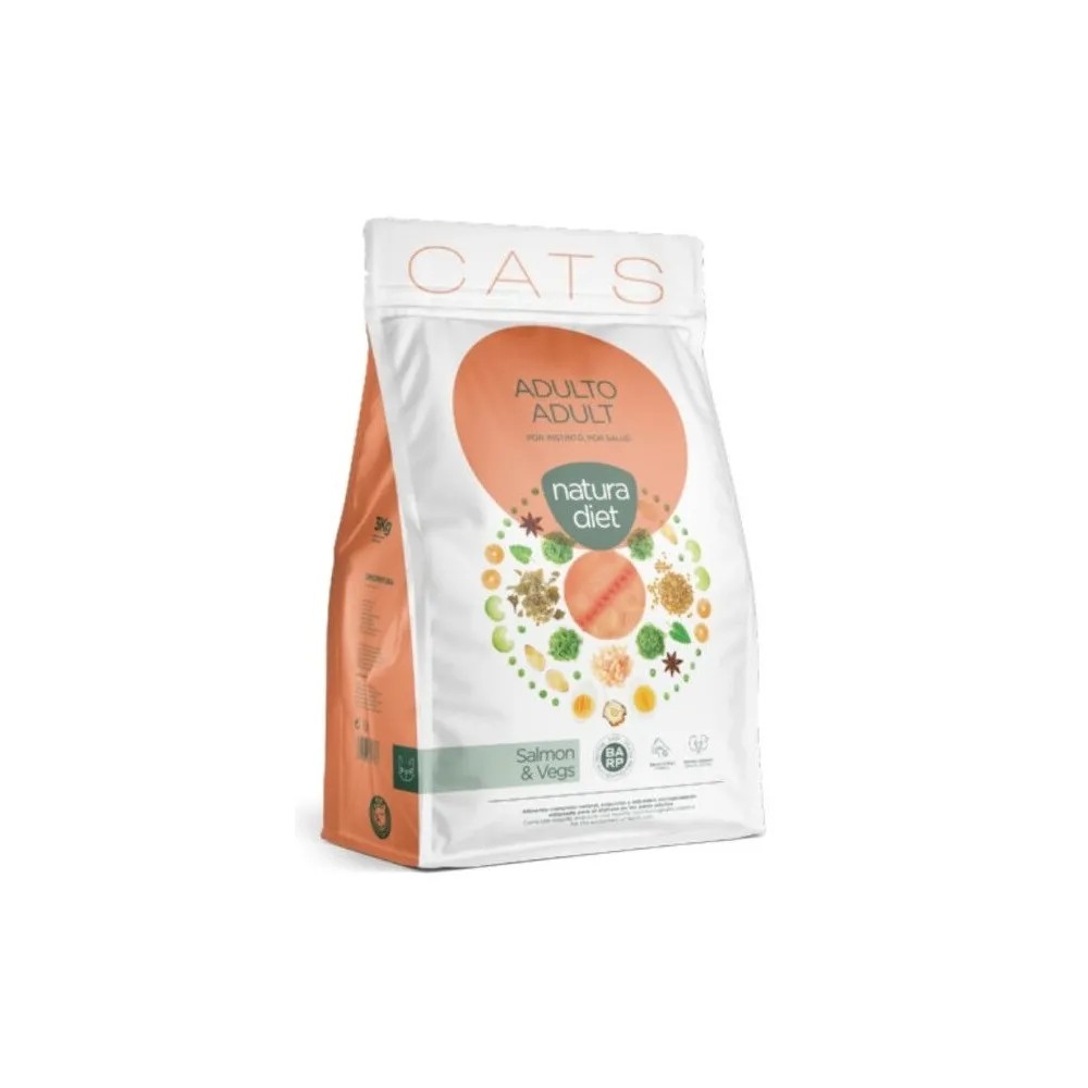 Natura Diet Adult Salmón para Gatos