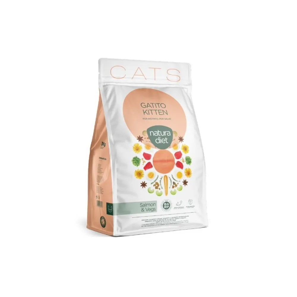 Natura Diet Kitten Salmón para Gatitos