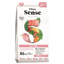 Dibaq Sense Gato Kitten Grain Free Pavo y Salmón