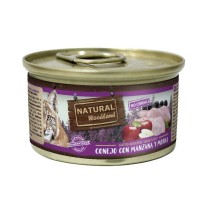 Natural Woodland Conejo con Manzana y Moras Gatos Latas 85 gr