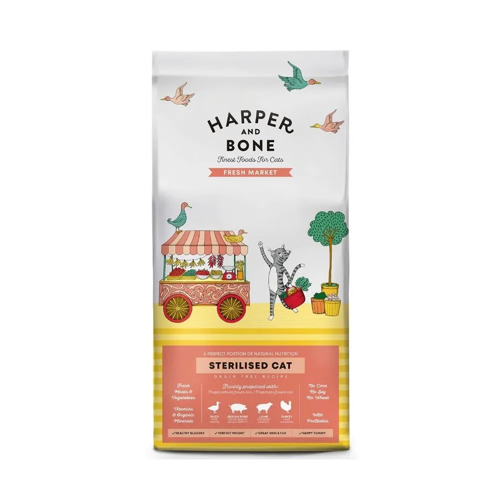 Harper and Bone Sterilised Fresh Market Pienso para Gatos