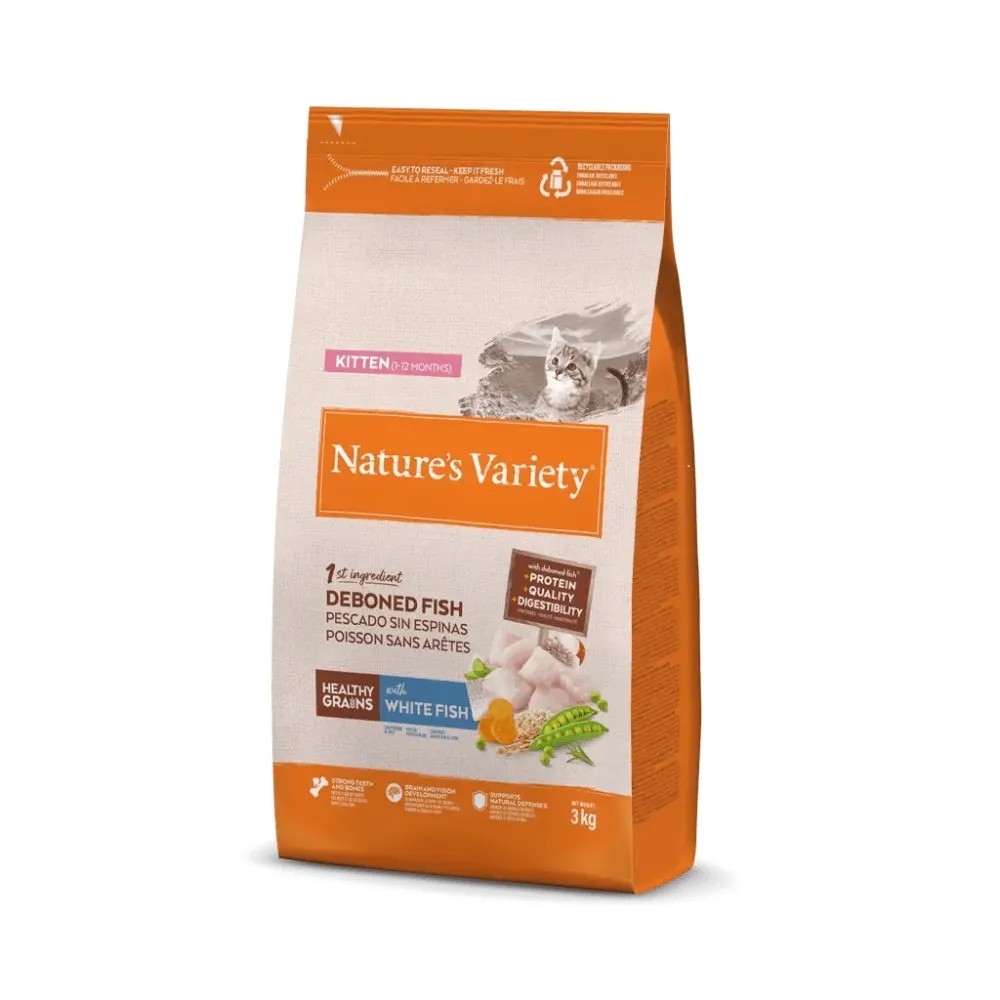 Nature`s Variety Healthy Grain Kitten Pescado Blanco