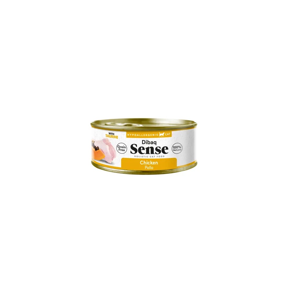 Dibaq Sense Gato Adult Grain Free Monoproteico Pollo Latas 70 GR
