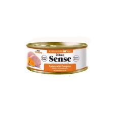 Dibaq Sense Gato Adult Grain Free Sterilized Pavo con Calabaza Latas 70 GR