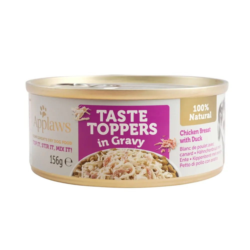 Applaws Lata Topper Perros Pollo y Pato en Salsa 156 GR
