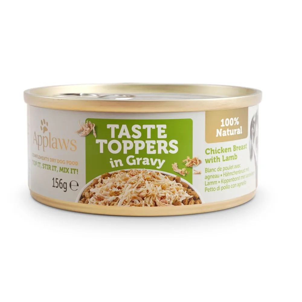 Applaws Lata Topper Perros Pollo y Cordero en Salsa 156 GR