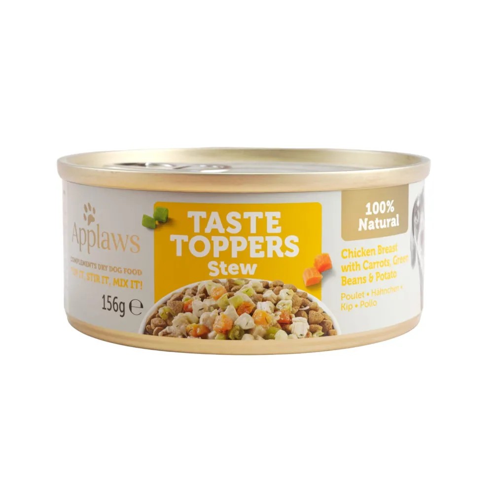 Applaws Lata Topper Perros Estofado de Pollo con Verduras 156 GR