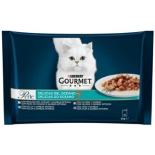 PURINA® GOURMET® Perle Delicias del Océano 4x85g