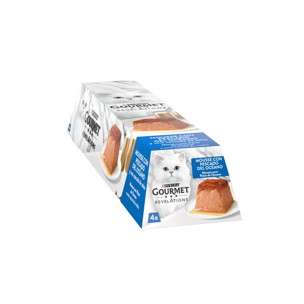 Gourmet Revelations Pescado del Océano tarrinas en mousse para gatos