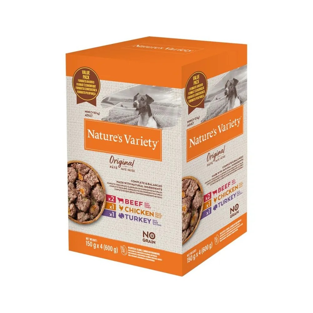 Nature`s Variety Original Adult Mini Multipack Paté para Perros 150 gr