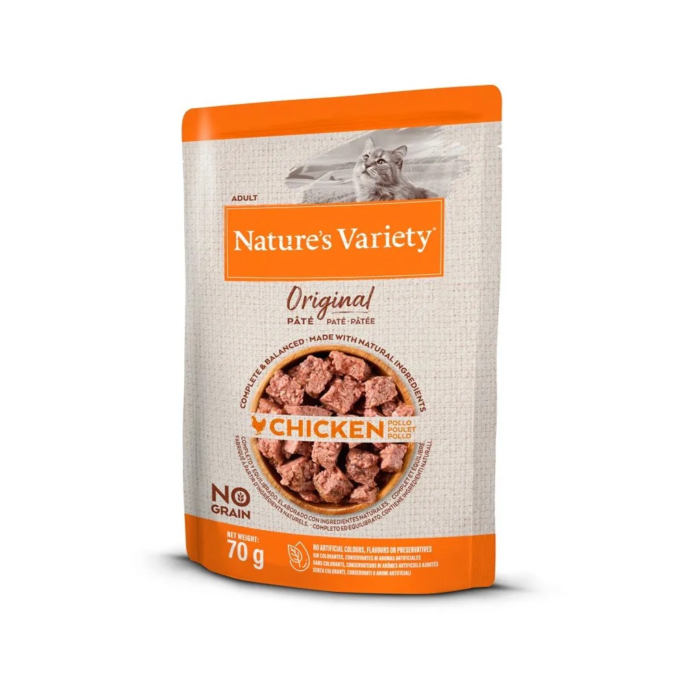 Nature`s Variety Original Adult Pollo Paté para Gatos 70 gr
