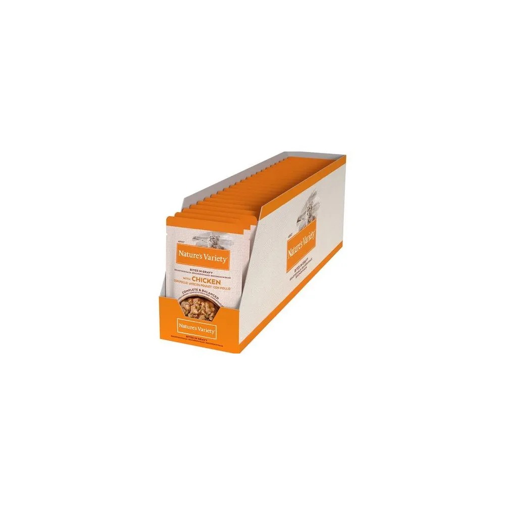 Nature´s Variety Original Bocaditos en Salsa con Pollo para Gatos 22x 85 gr
