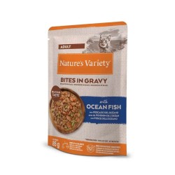 Nature`s Variety Adult Bocaditos de Pescado del Océano en Salsa Sobres para Gatos 85 GR