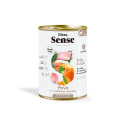 Dibaq Sense Grain Free Pavo y Calabaza Latas 380GR