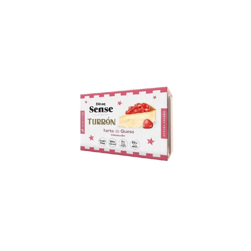 Dibaq Sense Perros Turrón de Tarta de Queso 185 GR