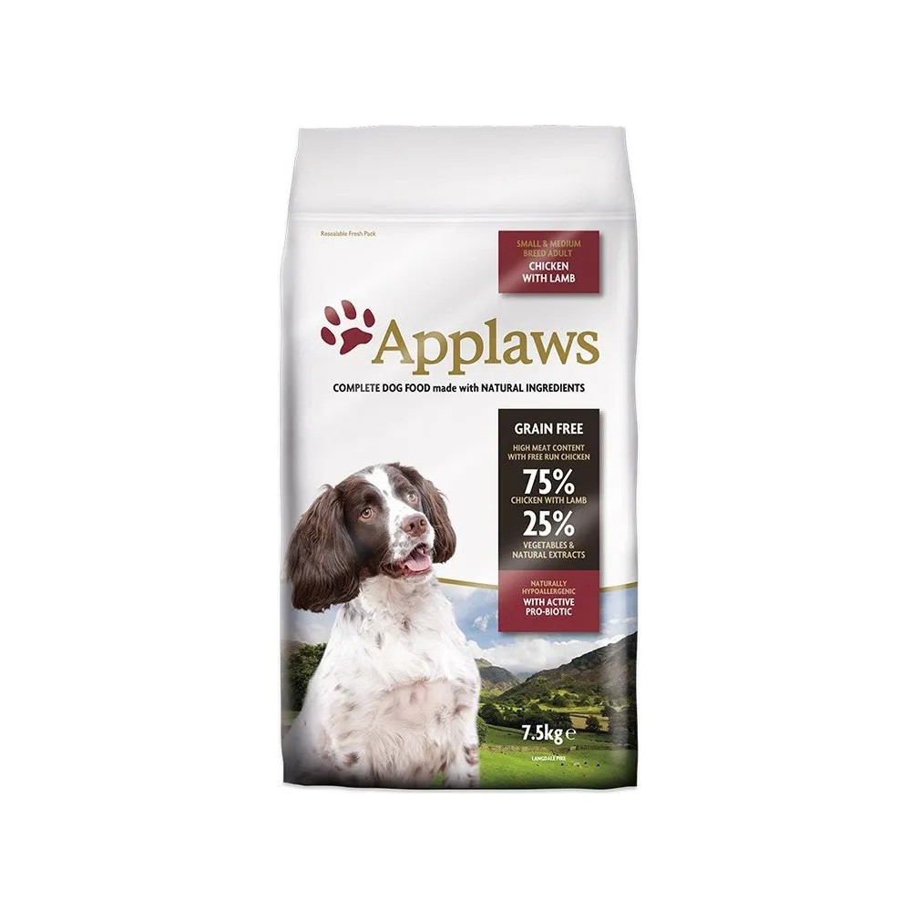 Applaws Adulto Razas Pequeñas y Medianas Pollo y Cordero