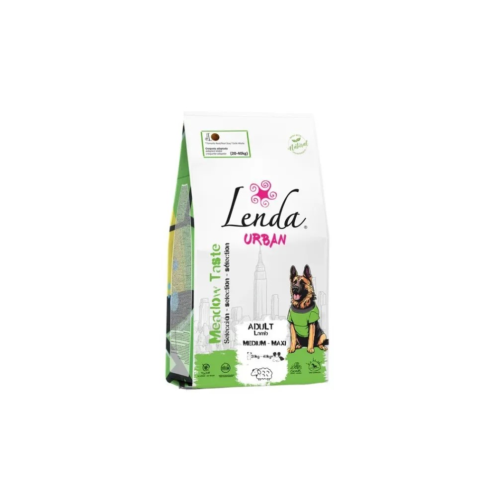 Lenda Urban Adult Medium-Maxi Meadow Taste Cordero para Perros