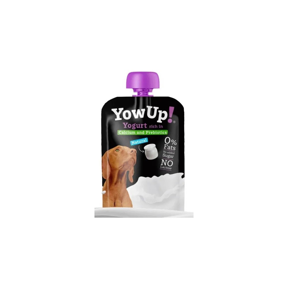 Yowup Yogurt Natural con Calcio y Prebióticos para Perros 115 GR
