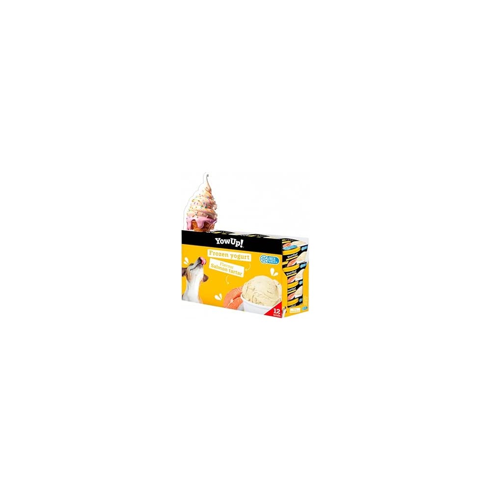 Yowup Yogurt Helado Natural Tartar de Salmón para Perros 110 GR