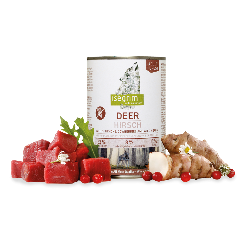 ISEGRIM Adult Forest Ciervo + Aguaturma, Arándanos Y Hierbas Silvestres 400g