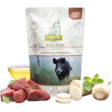 ISEGRIM FOREST JABALÍ + NABO, ACEITE DE LINAZA Y HIERBAS DEL BOSQUE 410 GR