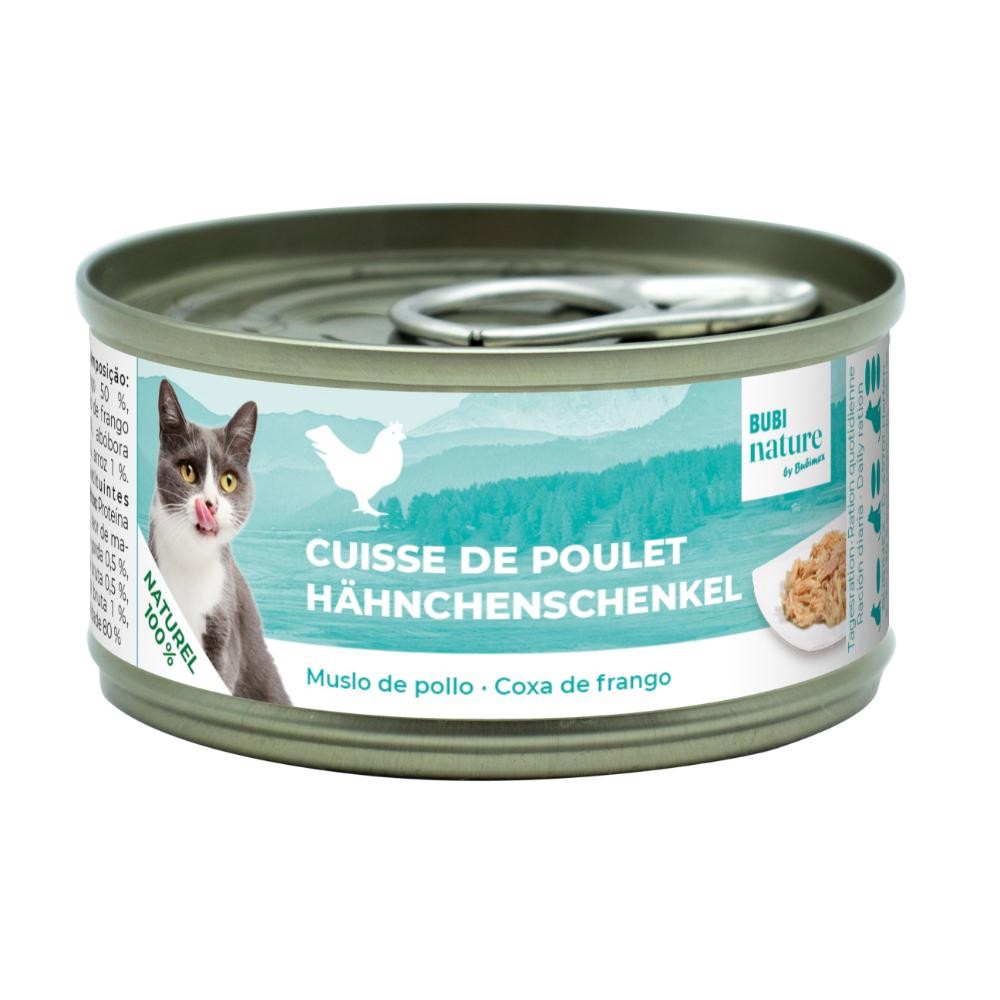 Bubi Nature, muslo de pollo, 70g