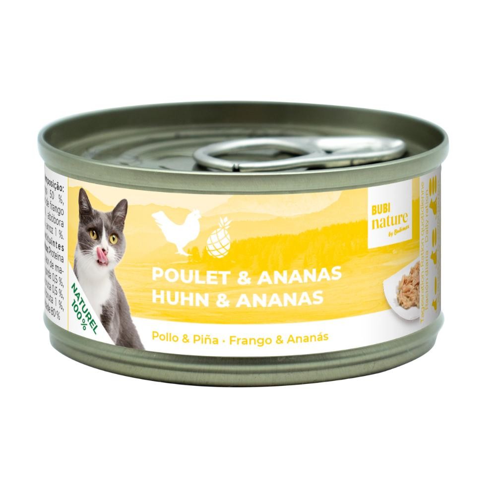 Bubi Nature, pollo/piña, 70g