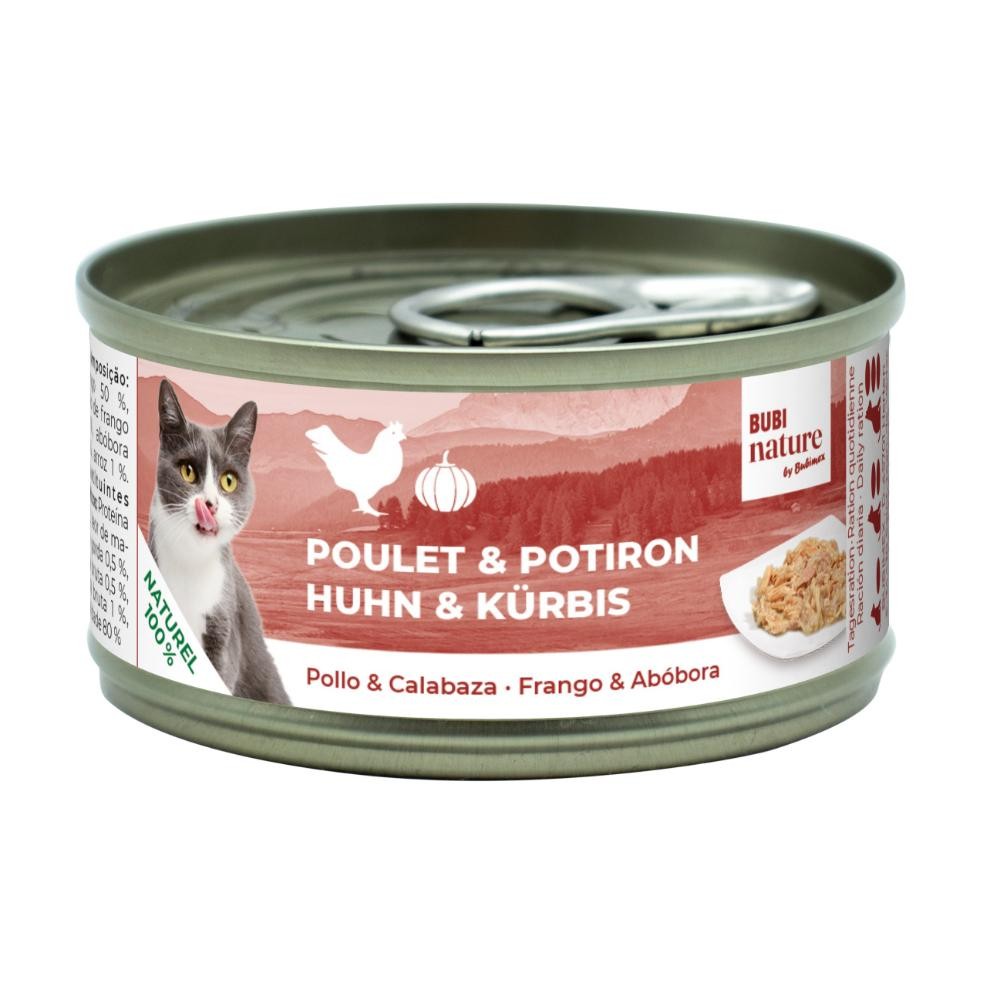 Bubi Nature, pollo/calabaza, 70g