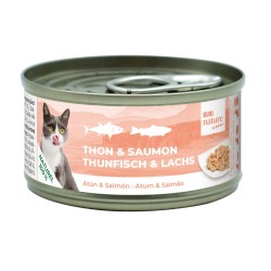 Bubi Nature, atún/salmón, 70g