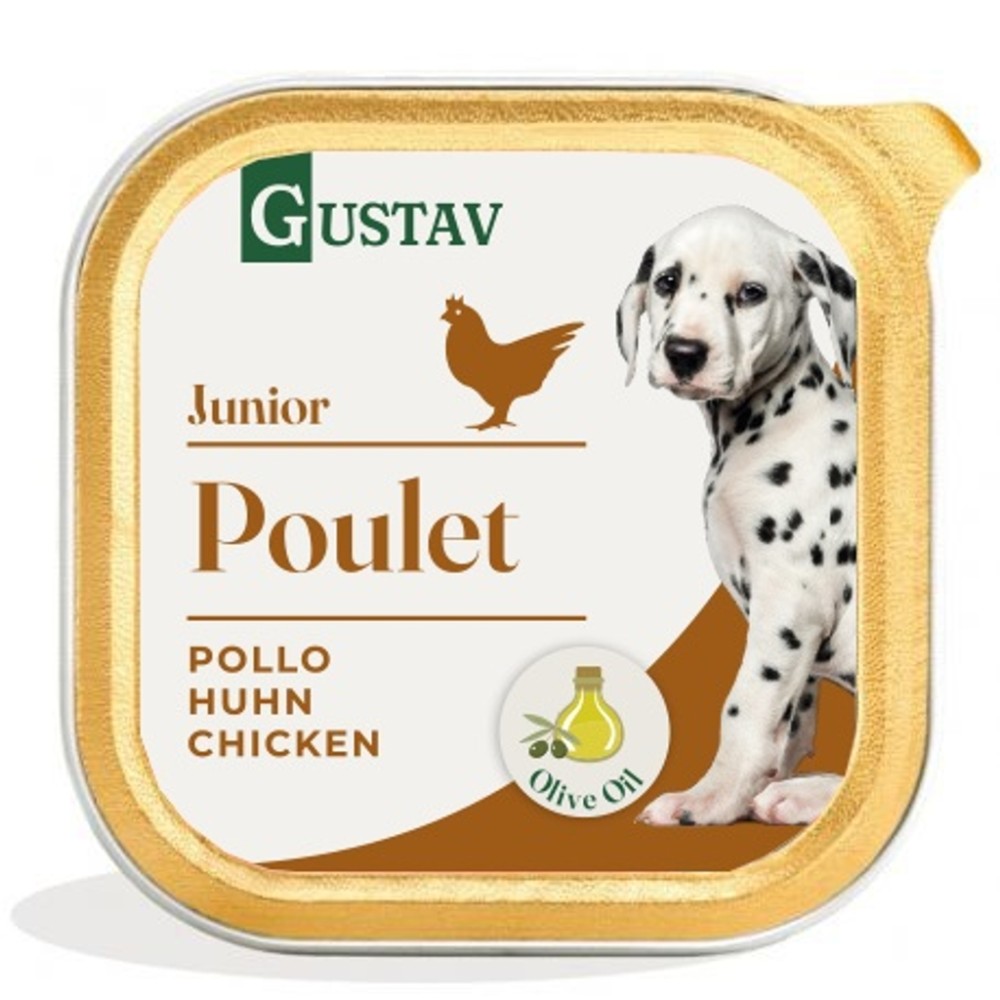 Bubimex Gustav perro junior paté de pollo 150gr