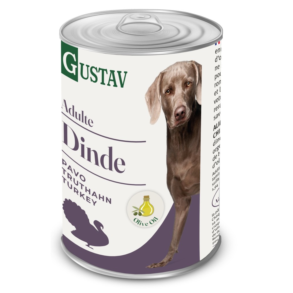 Bubimex Gustav perro paté de pavo 400gr