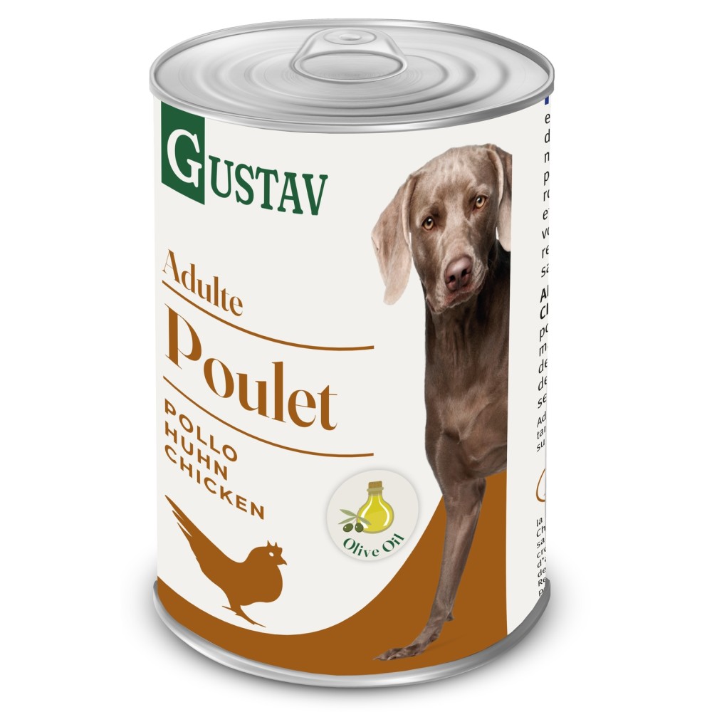 Bubimex Gustav perro paté de pollo 400gr