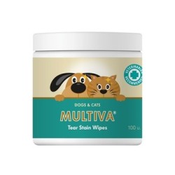 Multiva Tear Stain Wipes 100 unids