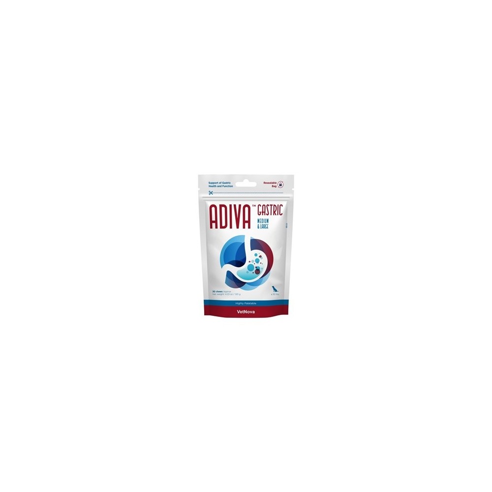 Adiva Gastric Medium & Large 30 Chews
