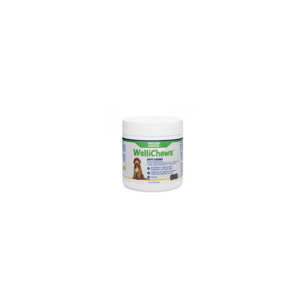Wellichews Digestion Perro Mediano y Grande 60 ud.