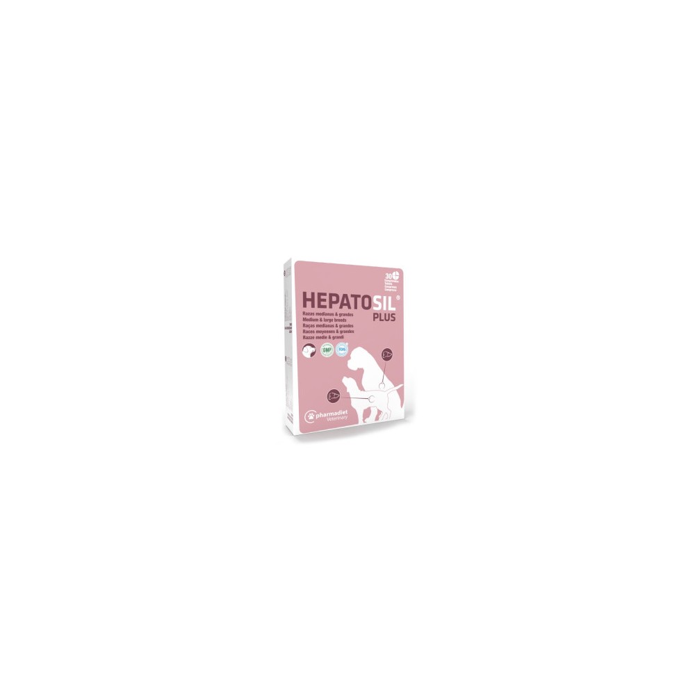 Hepatosil Plus Razas Medianas y Grandes 30 Comp.