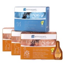 Dermoscent Essential 6 perros 10-20 Kgs 4 pip