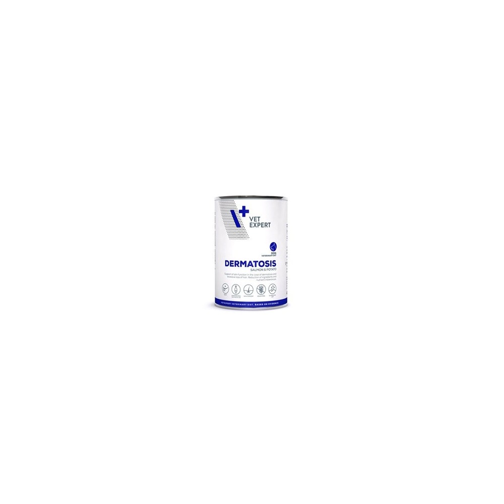 Dermatosis Dog Salmon & Patata Lata 6x400 gr (Vet Expert)