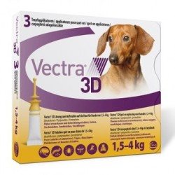Vectra 3D pipetas para perros 1,5-4 kg
