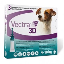 Vectra 3D pipetas para perros 4-10 kg 3pipetas