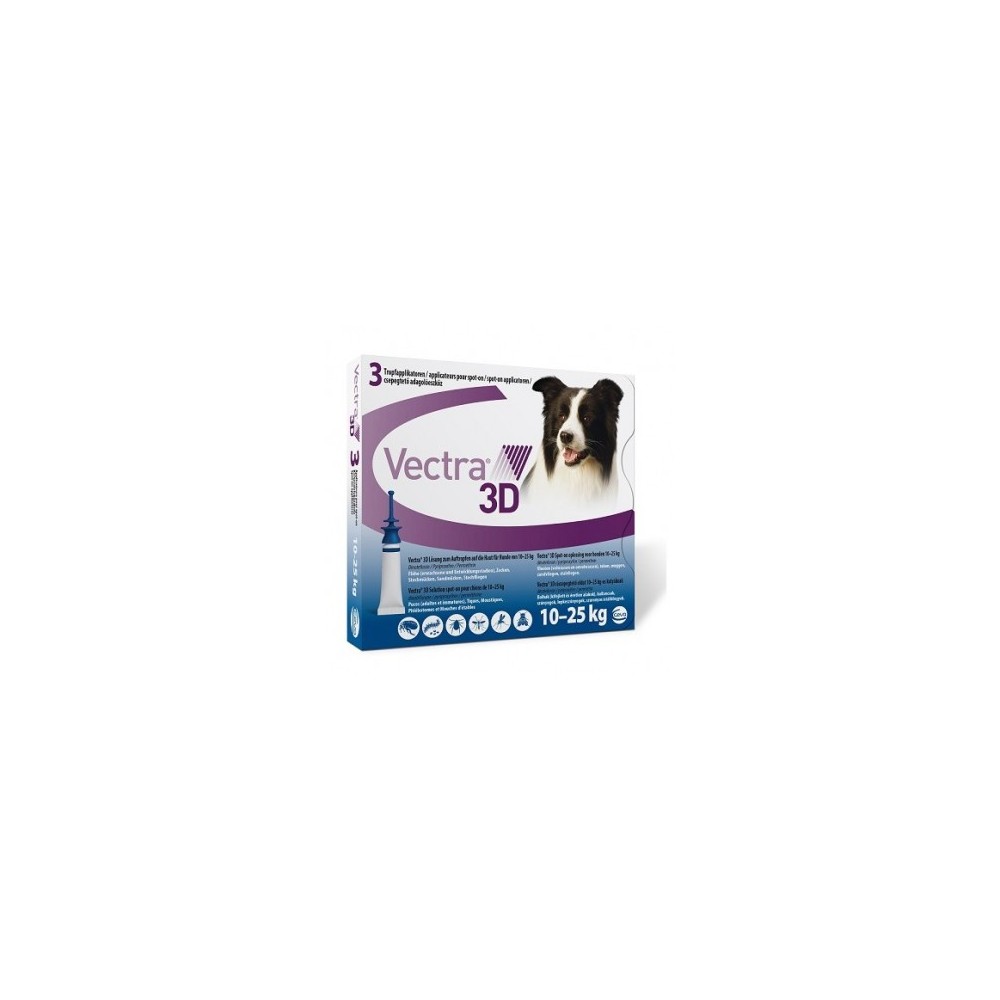 Vectra 3D pipetas para perros 10-25 kg