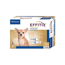 EFFITIX ANTIPARASITARIO EN PIPETAS  (4  PIPETAS) PARA PERROS