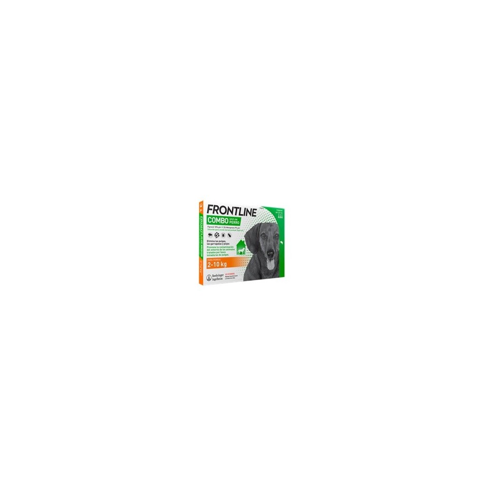 Frontline Combo para perros 2 a 10 kg 3 pipetas