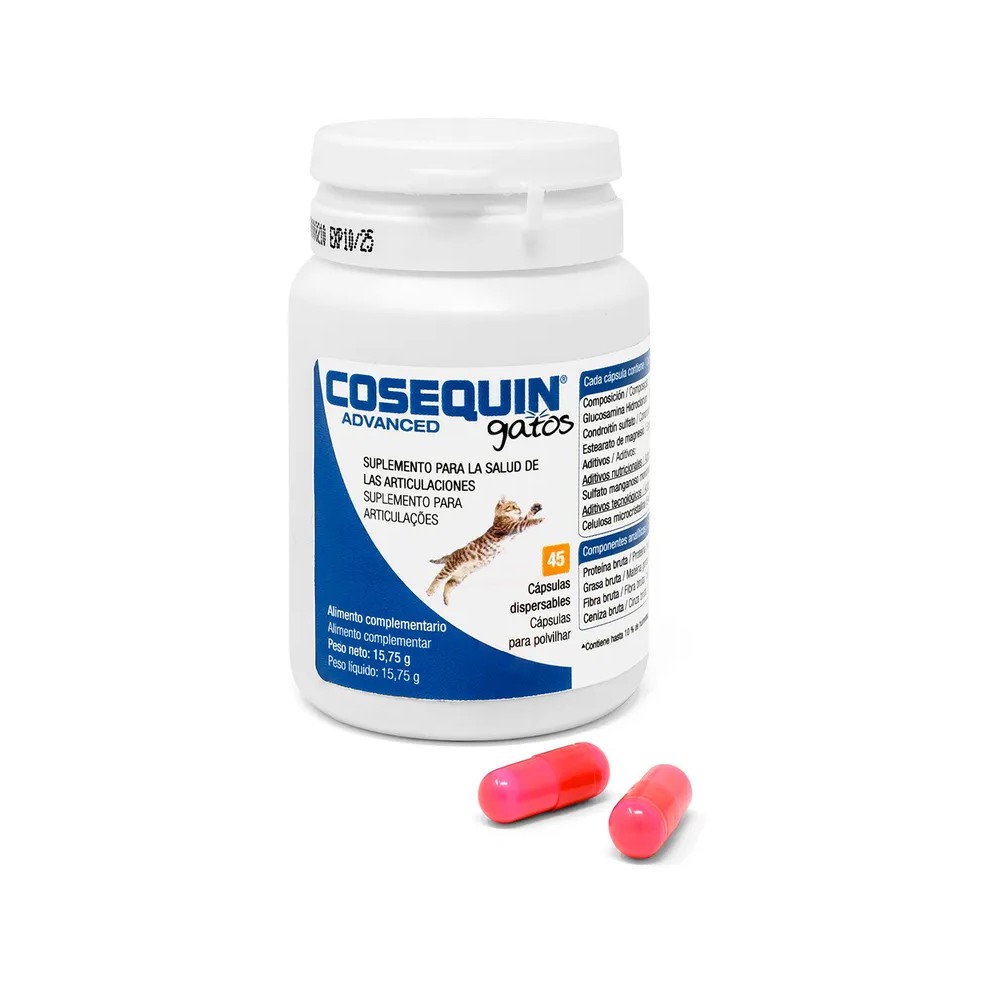 Cosequin Advanced condroprotector para gatos 45 Capsulas