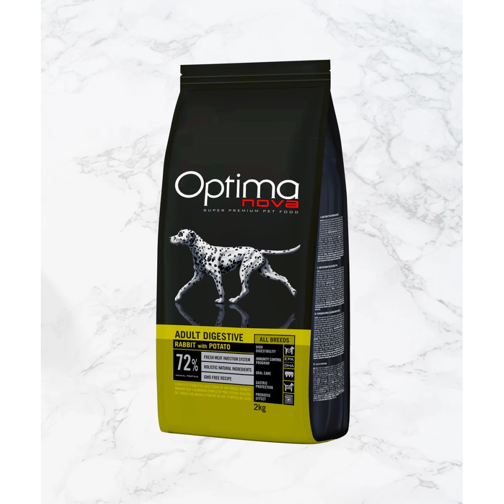 Optima Nova Adult Digestive Rabbit & Potato 12KG
