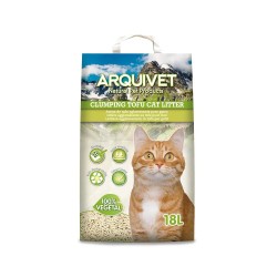 Arquivet Arena Aglomerante Clumping Tofu para Gatos 18 L